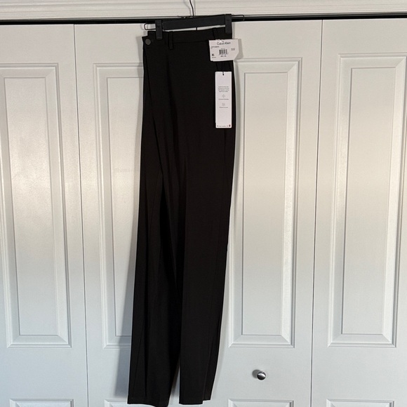 Calvin Klein Classic 36 X 34 Judy Trousers Dark Olive Dress Pants - Picture 1 of 3